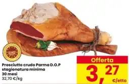 Interspar Prosciutto crudo Parma D.O.P stagionatura minima 30 mesi offerta