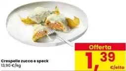 Interspar Crespelle zucca e speck offerta