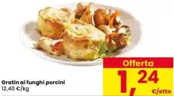 Interspar Gratin ai funghi porcini offerta
