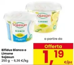 Interspar Bifidus Bianco o Limone Sojasun offerta