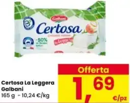 Interspar Certosa La Leggera Galbani offerta