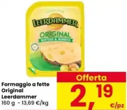 Interspar Formaggio a fette Original Leerdammer offerta