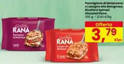 Interspar Parmigiana di Melanzane o Lasagne alla Bolognese, Ricotta e spinaci Giovanni Rana offerta
