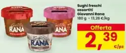 Interspar Sughi freschi assortiti Giovanni Rana offerta