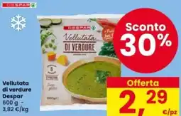 Interspar Vellutata di verdure Despar offerta