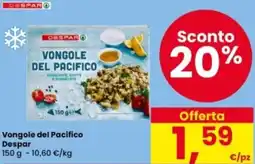 Interspar Vongole del Pacifico Despar offerta