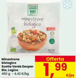 Interspar Minestrone biologico Scelta Verde Despar Bio, Logico offerta