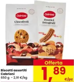 Interspar Biscotti assortiti Cabrioni offerta