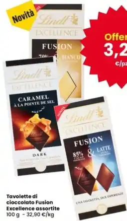 Interspar Tavolette di cioccolato Fusion Excellence assortite offerta