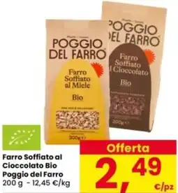 Interspar Farro Soffiato al Cioccolato Bio Poggio del Farro offerta