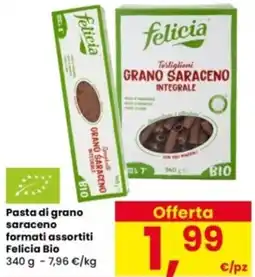 Interspar Pasta di grano saraceno formati assortiti Felicia Bio offerta