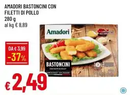 Galassia Amadori bastoncini con filetti di pollo offerta