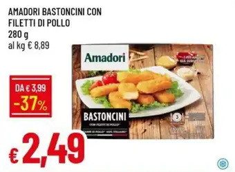 Galassia Amadori bastoncini con filetti di pollo offerta