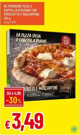 Galassia Re pomodoro pizza a doppia lievitazione con prosciutto e mascarpone offerta