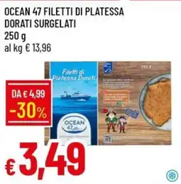 Galassia Ocean 47 filetti di platessa dorati surgelati offerta