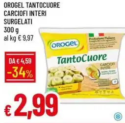 Galassia Orogel tantocuore carciofi interi surgelati offerta