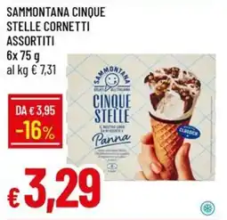 Galassia Sammontana cinque stelle cornetti assortiti offerta