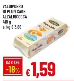 Galassia Valdiporro 10 plum cake all'albicocca offerta
