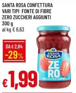 Galassia Santa rosa confettura vari tipi fonte di fibre zero zuccheri aggiunti offerta