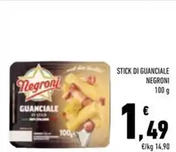 Conad Superstore Stick di guanciale NEGRONI offerta