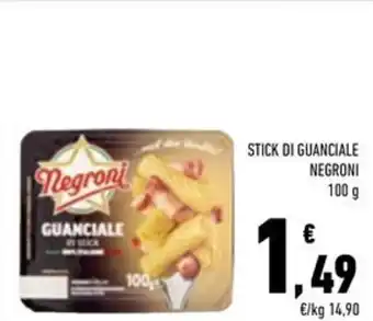 Conad Superstore Stick di guanciale NEGRONI offerta
