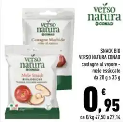 Conad Superstore Snack bio verso natura CONAD offerta