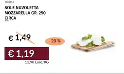 Prezzemolo e Vitale Sole nuvoletta mozzarella offerta