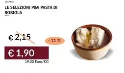Prezzemolo e Vitale Le selezioni p&v pasta di robiola offerta