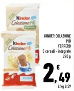Conad Superstore Kinder colazione più ferrero offerta