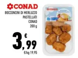 Conad Superstore Bocconcini di merluzzo pastellati CONAD offerta