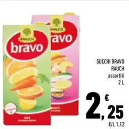 Conad Superstore Succhi bravo RAUCH offerta