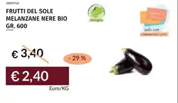 Prezzemolo e Vitale Frutti del sole melanzane nere bio offerta
