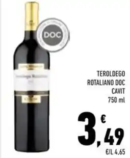 Conad Superstore Teroldego rotaliano DOC CAVIT offerta