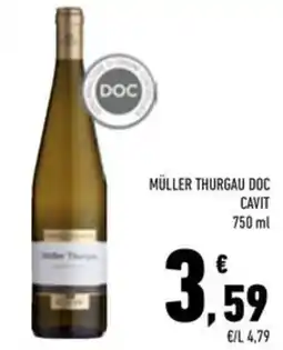 Conad Superstore Müller thurgau DOC CAVIT offerta