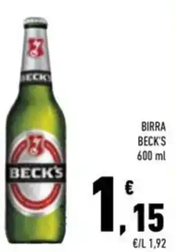 Conad Superstore Birra BECK'S offerta
