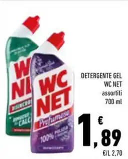 Conad Superstore Detergente gel WC NET offerta