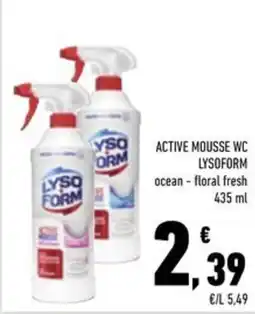Conad Superstore Active mousse wc LYSOFORM offerta