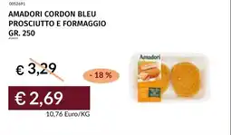 Prezzemolo e Vitale Amadori cordon bleu prosciutto e formaggio offerta