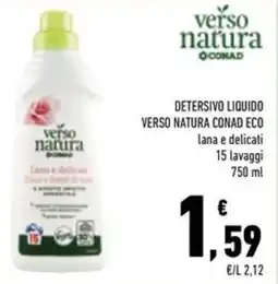Conad Superstore Detersivo liquido verso natura conad eco offerta