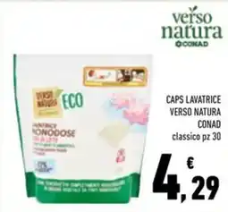 Conad Superstore Caps lavatrice VERSO NATURA CONAD offerta