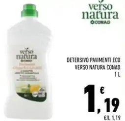 Conad Superstore Detersivo pavimenti eco VERSO NATURA CONAD offerta