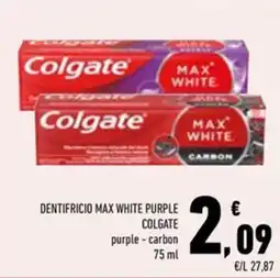 Conad Superstore Dentifricio max white purple COLGATE offerta