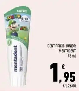 Conad Superstore Dentifricio junior MENTADENT offerta