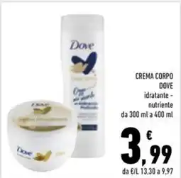 Conad Superstore Crema corpo DOVE offerta