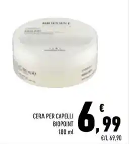Conad Superstore Cera per capelli BIOPOINT offerta