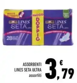 Conad Superstore Assorbenti lines seta ultra offerta