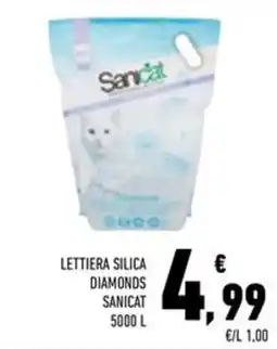Conad Superstore Lettiera silica diamonds SANICAT offerta
