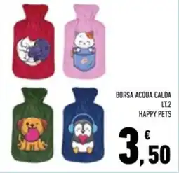 Conad Superstore Borsa acqua calda happy pets offerta