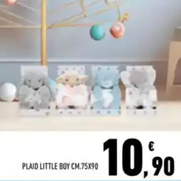 Conad Superstore Plaid little boy cm.75x90 offerta