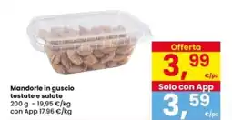 Interspar Mandorle in guscio tostate e salate offerta
